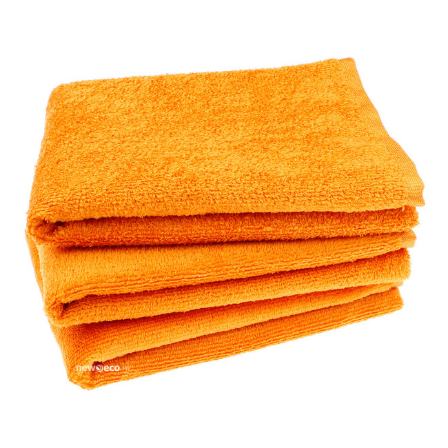 Microvezel handdoek oranje