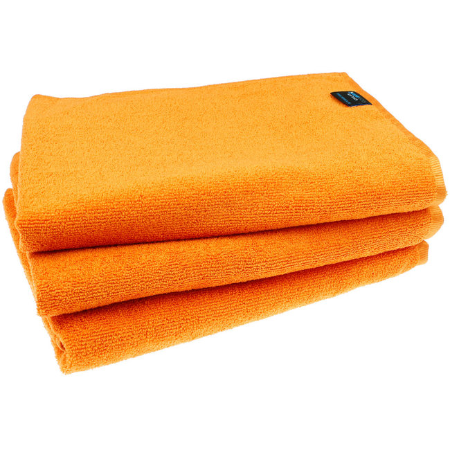 Microvezel douchelaken oranje