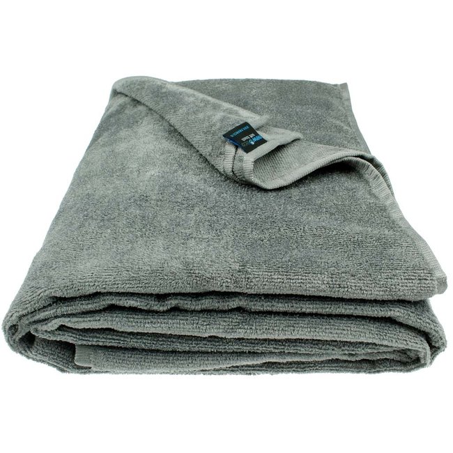 2 persoons strandlaken grijs 160x220 cm