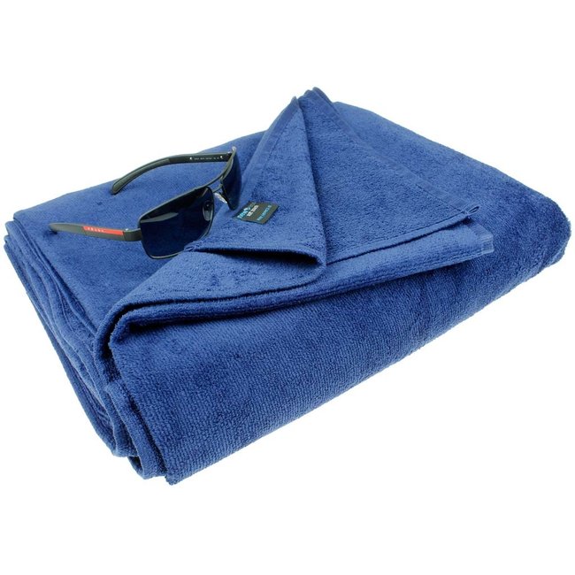 2 persoons strandlaken Marineblauw