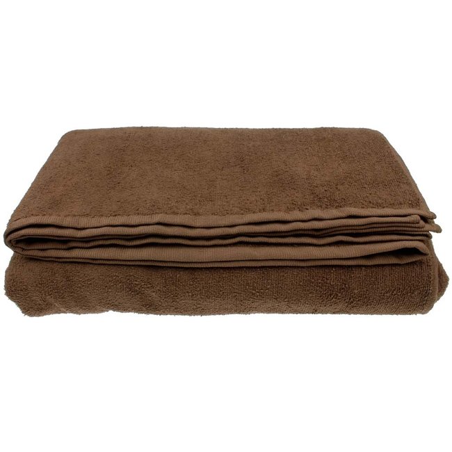 2 persoons strandlaken chocoladebruin
