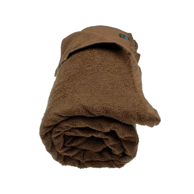 2 persoons strandlaken chocoladebruin