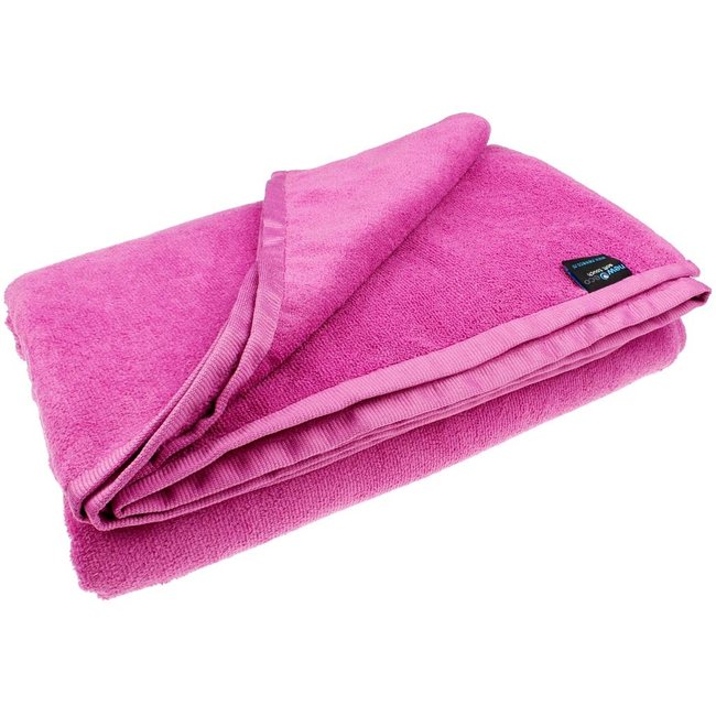2 persoons strandlaken roze 160x220 cm