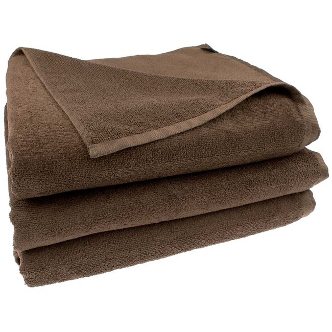 Massagehanddoek chocoladebruin xxl 100x220 cm