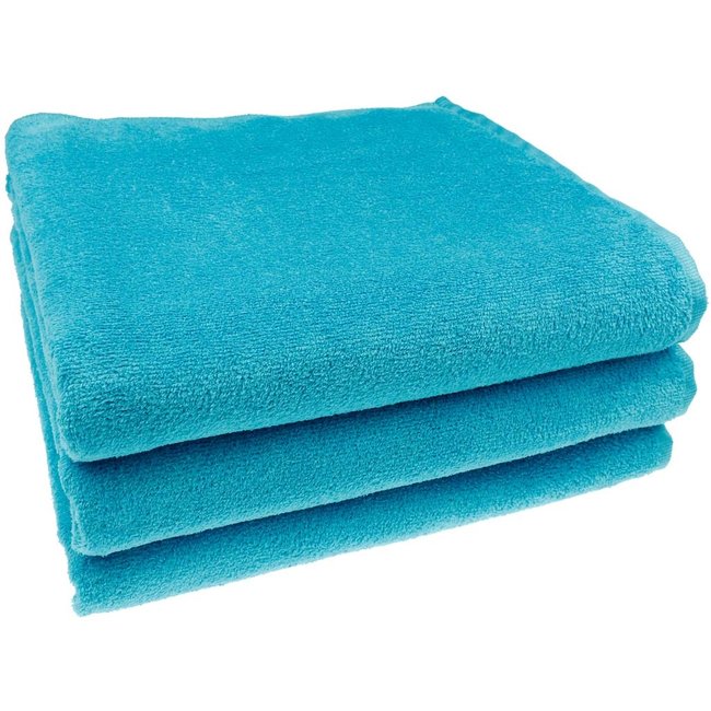 Massage handdoek turquoise xxl 100x220