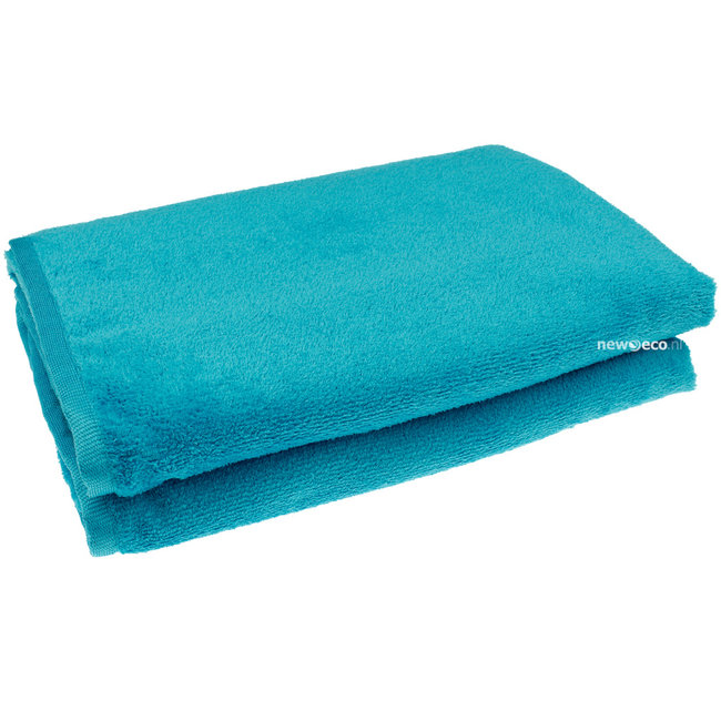 Massage handdoek turquoise xxl 100x220