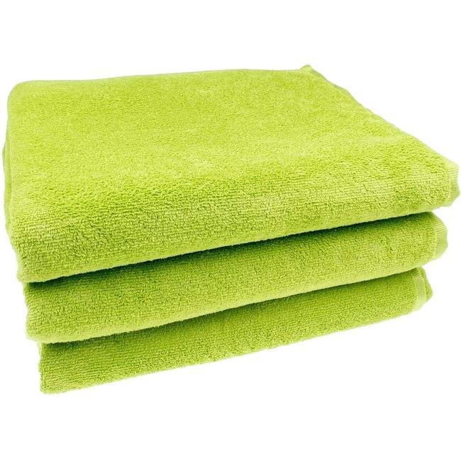 Massage handdoek appelgroen xxl 100x220 cm