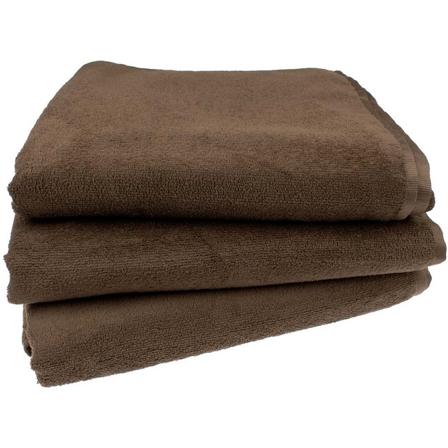 Chocoladebruin strandlaken xxl 100x220