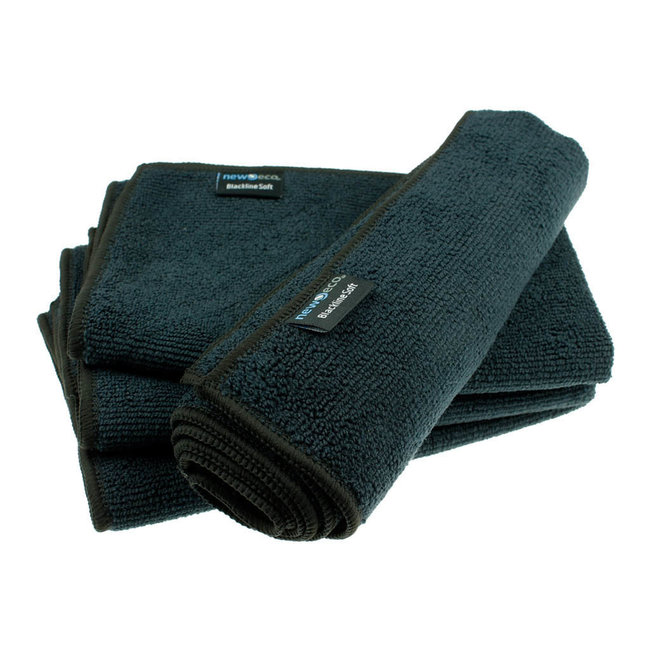 Microvezeldoek  soft zwart