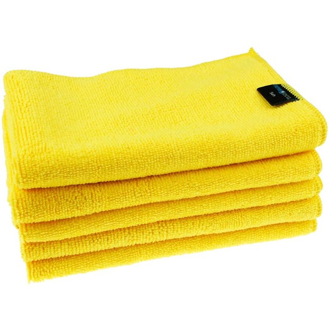 Microvezeldoek soft geel