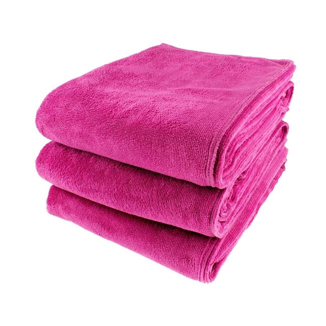 Microvezel bad- en saunalaken roze