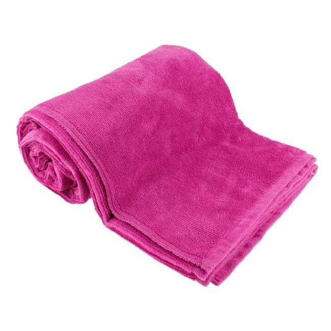 Microvezel bad- en saunalaken roze