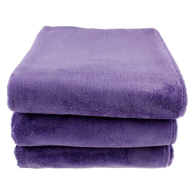Microvezel bad- en saunalaken paars