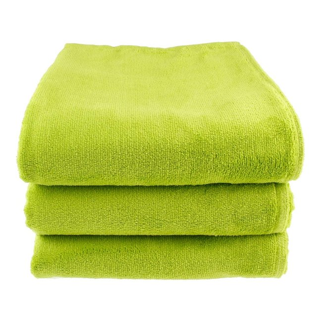 Microvezel bad- en saunalaken appelgroen
