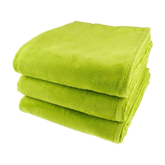 Massage handdoek xl appelgroen 80x195