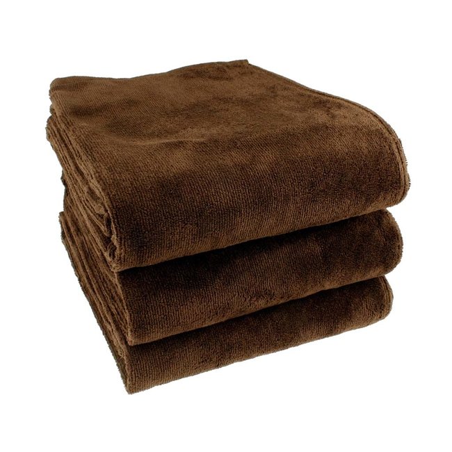 Massage handdoek xl chocoladebruin 80x195 cm