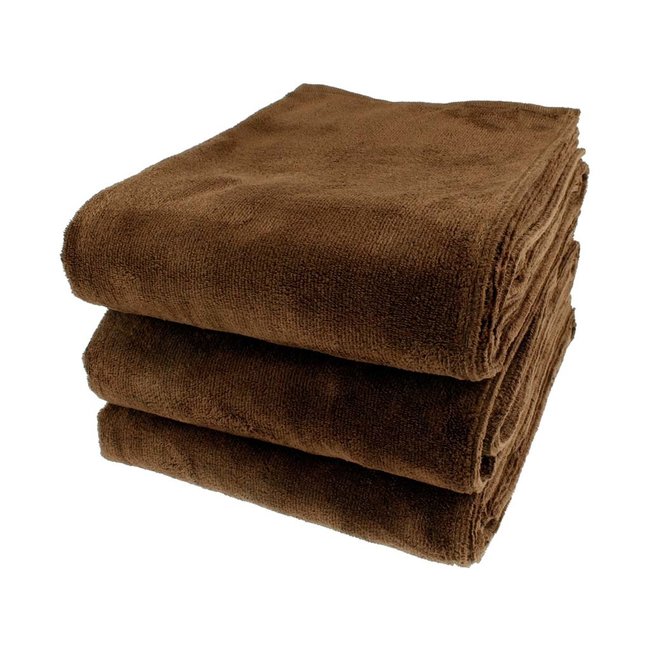 Massage handdoek xl chocoladebruin 80x195 cm