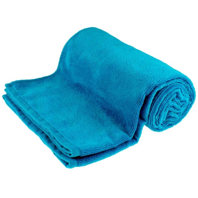 Microvezel bad- en saunalaken turquoise