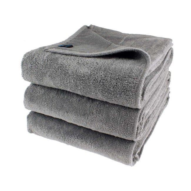 Microvezel bad- en saunalaken grijs