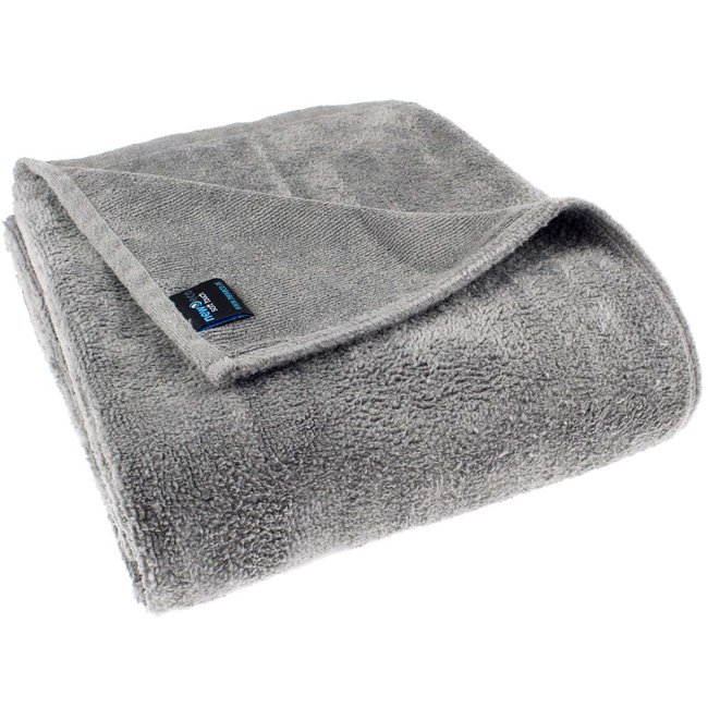 Microvezel bad- en saunalaken grijs