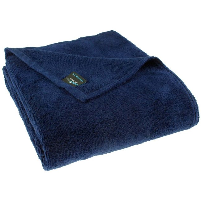 Microvezel bad- en saunalaken Marineblauw