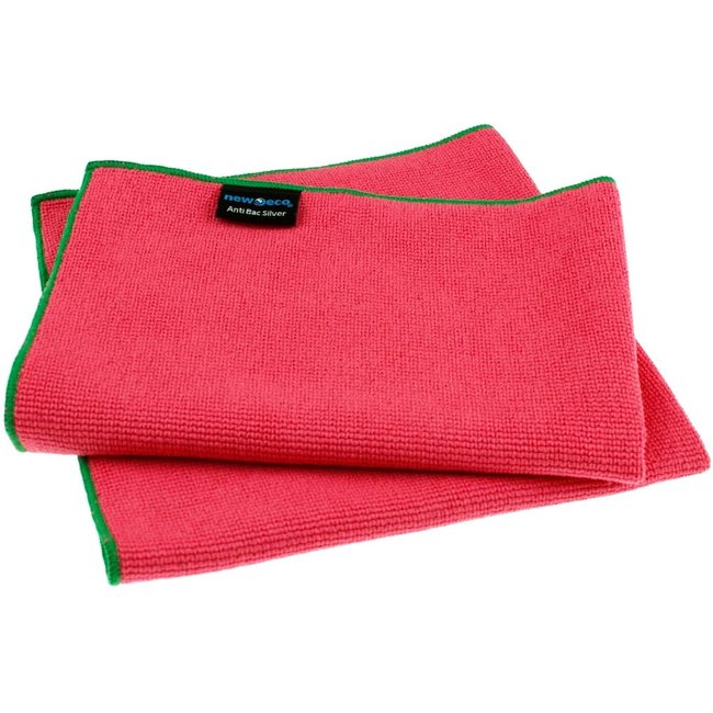 Microvezel zilverdoek antibacterieel rood