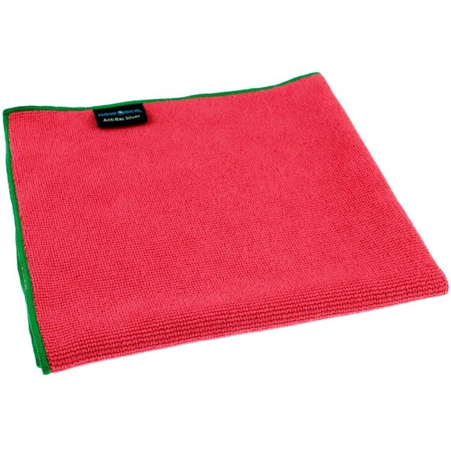 Microvezel zilverdoek antibacterieel rood