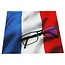 Brillendoekje Franse vlag