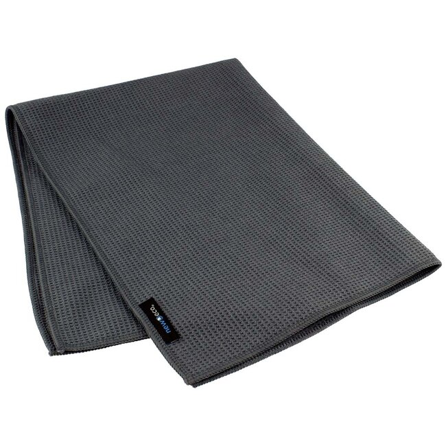 Gewafelde microvezel droogdoek antraciet