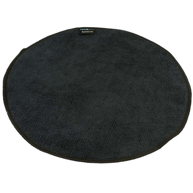 Ronde microvezeldoek soft zwart
