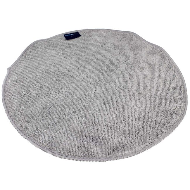 Ronde microvezeldoek soft grijs