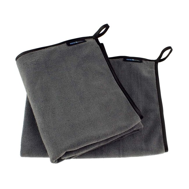 Microvezel badkamer droogdoek antraciet