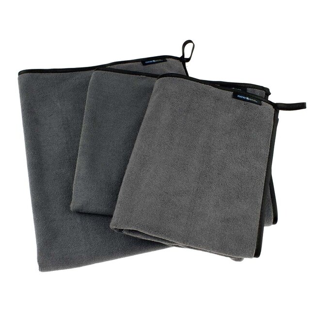 Microvezel badkamer droogdoek antraciet