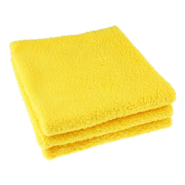Microvezel stofdoek geel 35x35cm