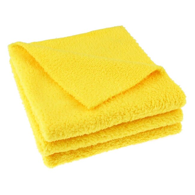 Microvezel stofdoek geel 35x35cm