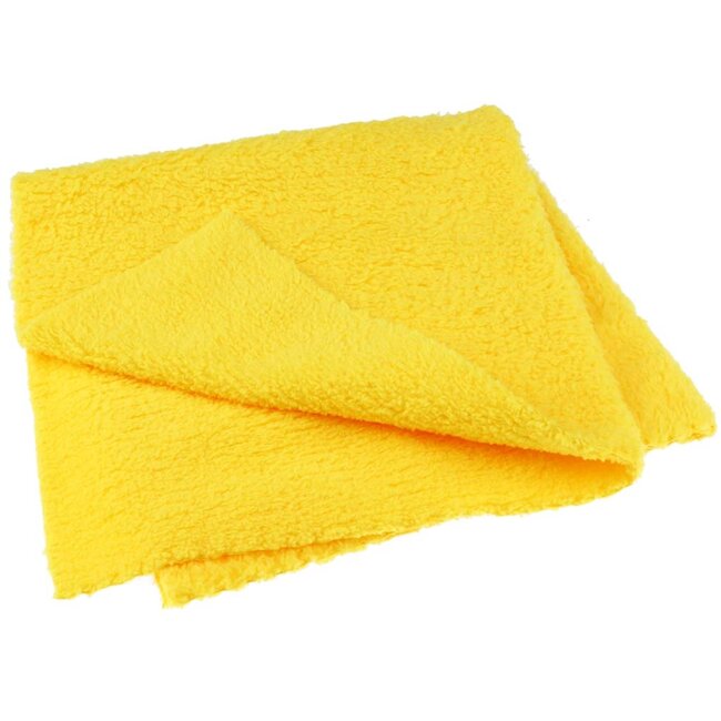 Microvezel stofdoek geel 35x35cm