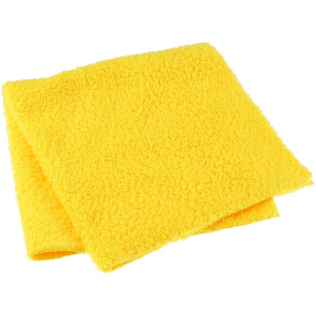 Microvezel stofdoek geel 35x35cm