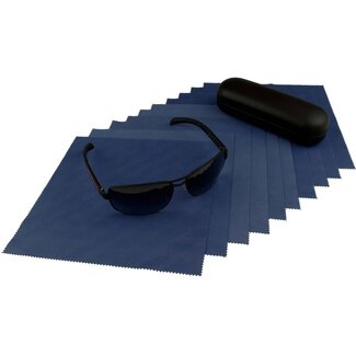Neweco 10-pak opticien brillendoekjes marineblauw