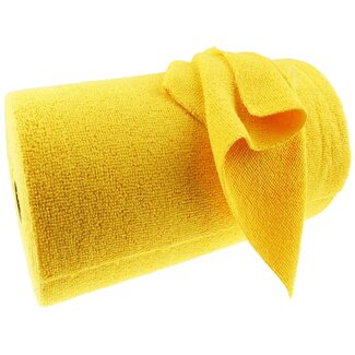 Microvezeldoekjes op rol geel