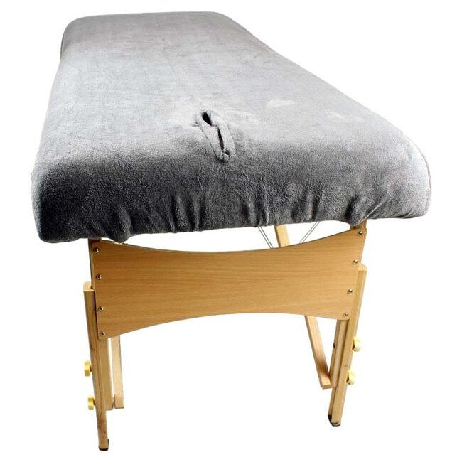 Massagetafel hoeslaken grijs