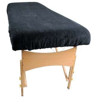 Massagetafel hoeslaken zwart