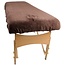 Massagetafel hoeslaken chocoladebruin