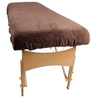 Massagetafel hoeslaken chocoladebruin