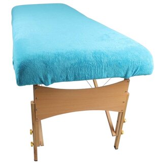 Massagetafel hoeslaken turquoise
