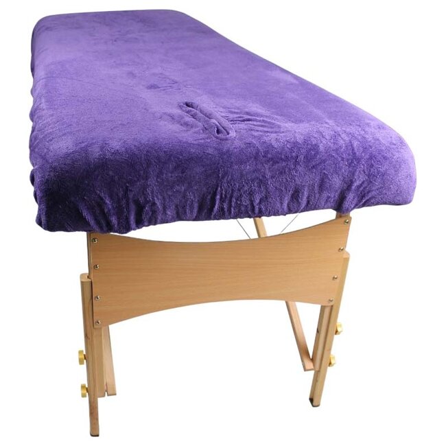 Massagetafel hoeslaken / behandelstoelhoes paars