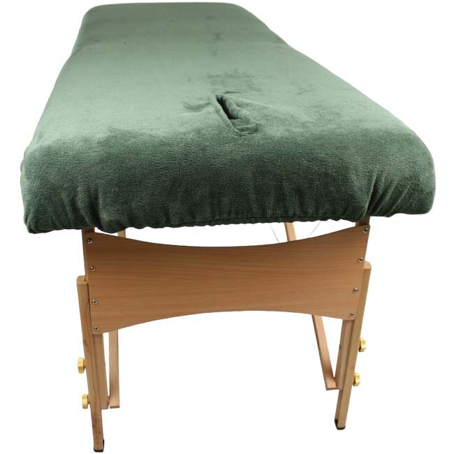 Massagetafel hoeslaken emerald groen