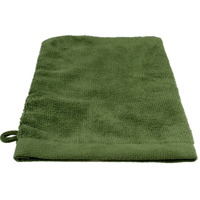 Microvezel washandje emerald groen