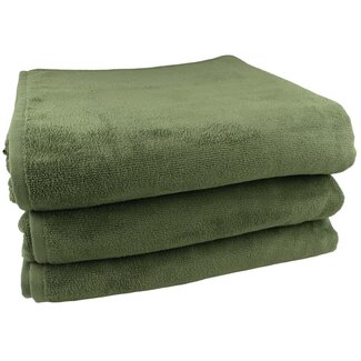 Massage handdoek 100x220 emerald groen