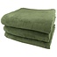Massage handdoek xxl 100x220 cm emerald groen
