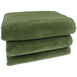 Massage handdoek 80x195 emerald groen